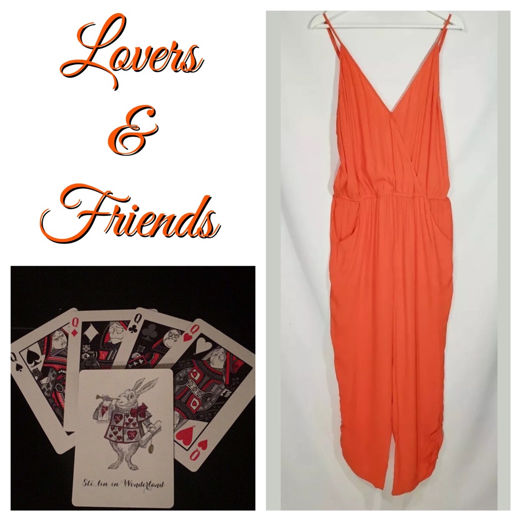Lovers + Friends Jubilee Skinny Leg Jumpsuit L
